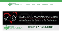 Desktop Screenshot of hsamaria.com.br